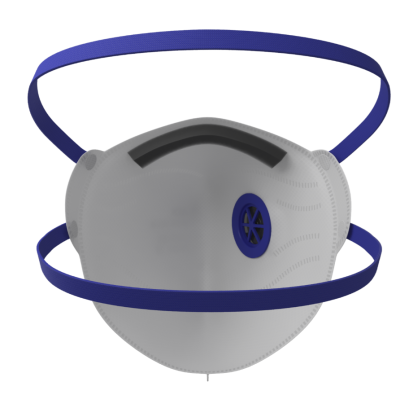 Респиратор DSK 5501 НK с клапаном FFP2 NR D складной, изображение 4