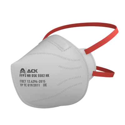 Респиратор складной DSK 5502 НК с клапаном, FFP3, изображение 2
