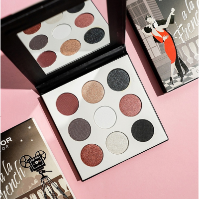 Alvin D or палетка теней для век 9 цветов A LA FRENCH Черно белое кино в стиле ретро ALF 12, изображение 7