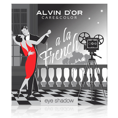 Alvin D or палетка теней для век 9 цветов A LA FRENCH Черно белое кино в стиле ретро ALF 12, изображение 5