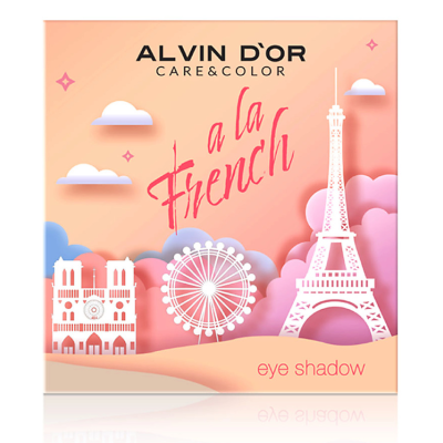 ALVIN D’OR Палетка теней для век "Париж, я люблю тебя" A LA FRENCH, изображение 2