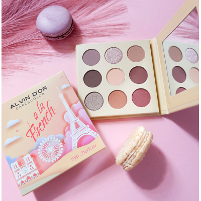 ALVIN D’OR Палетка теней для век "Париж, я люблю тебя" A LA FRENCH, изображение 5