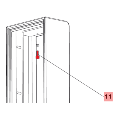 FAAC упоры механические стрелы шлагбаума, 7019285, изображение 3