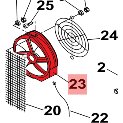 FAAC 7273015: Вентилятор тумбы для шлагбаумов FAAC серии 620, 640., изображение 2