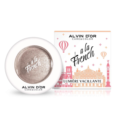 ALVIN D’OR Запечённый хайлайтер LUMIÈRE VACILLANT A LA FRENCH, 01 Snowy, Цвет: snowy