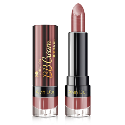 ALVIN D’OR Губная помада 24h BB Cream, 13 Согревающий мокко, Цвет: согревающий мокко