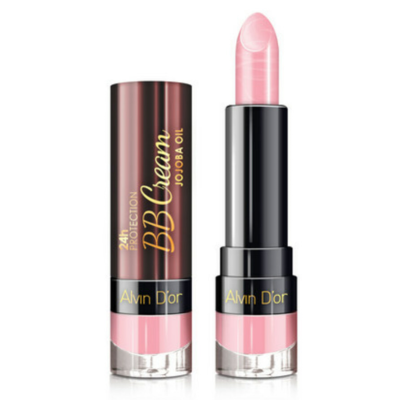 ALVIN D’OR Губная помада 24h BB Cream, тон 21 гортензия перламутр, Цвет: гортензия перламутр