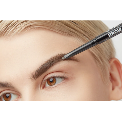 ALVIN D’OR Карандаш для бровей (карандаш+пудра) Brow Satin, 02 Dark brown, Цвет: dark brown, изображение 7