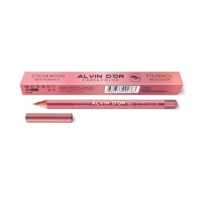 ALVIN D’OR Карандаш для губ RICH COLOR, цвет: тон 02 розово-пепельный, Цвет: розово-пепельный