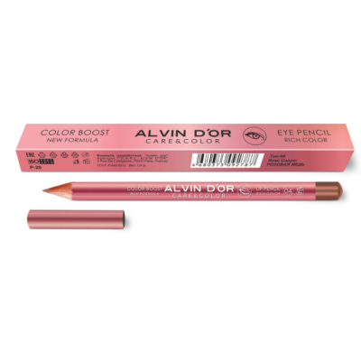 ALVIN D’OR Карандаш для губ RICH COLOR, цвет: тон 04 розовая медь, Цвет: розовая медь