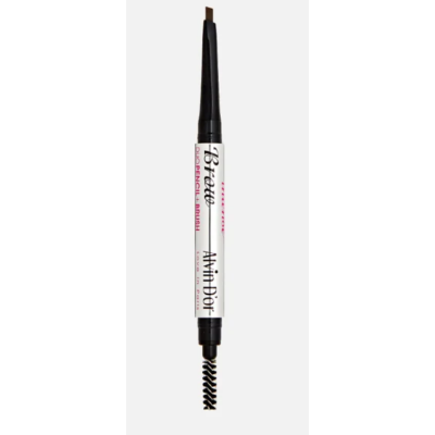 ALVIN D'OR P-9 карандаш для бровей механический с щеточкой Intense Brow + Brush, 02 Dark Brown, Цвет: темно-коричневый, изображение 3