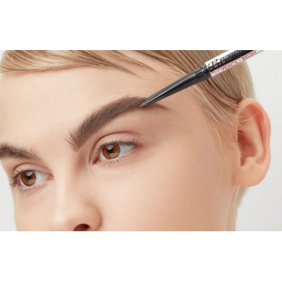 ALVIN D'OR P-9 карандаш для бровей механический с щеточкой Intense Brow + Brush, 02 Dark Brown, Цвет: темно-коричневый, изображение 8