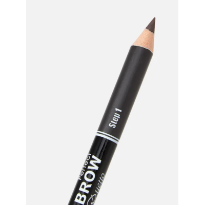 ALVIN D’OR Профессиональный дуэт для бровей карандаш + воск Brow Perfect, 03 Dark Grey, Цвет: dark grey , изображение 5