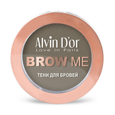ALVIN D’OR Тени для бровей Brow me, 04 Dark brown, Цвет: dark brown