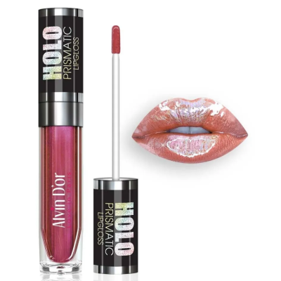 ALVIN D’OR Блеск для губ HoloPrismatic, 14 Виноградный, Цвет: 1514 - виноградный, изображение 2