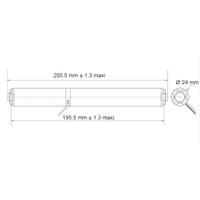 Электропривод LW 25 B 83, 0,8/30 SOMFY 1000031, изображение 2