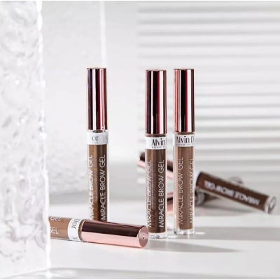 Alvin D'or, гель для бровей фиксирующий, водостойкий, пигментированный Miracle Brow Gel, тон 01 Soft brown, Цвет: soft brown, изображение 9