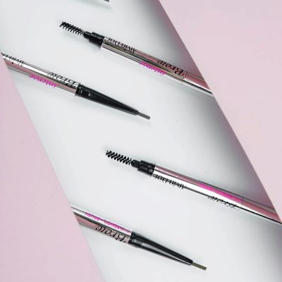 ALVIN D'OR P-9 карандаш для бровей механический с щеточкой Intense Brow + Brush, 01 Light Brown, Цвет: светло-коричневый, изображение 10