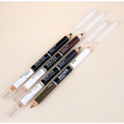 ALVIN D’OR Профессиональный дуэт для бровей карандаш + воск Brow Perfect, 01 Soft Black, Цвет: soft black, изображение 10