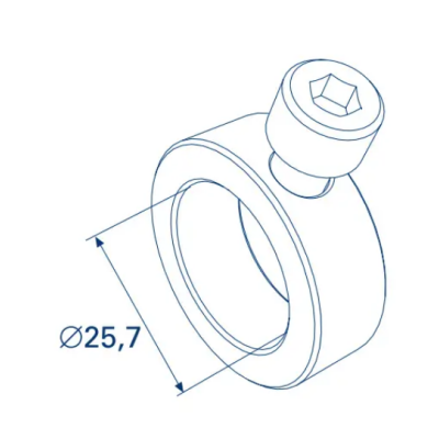 DoorHan 25025M-01: Кольцо стопорное в сборе, изображение 2
