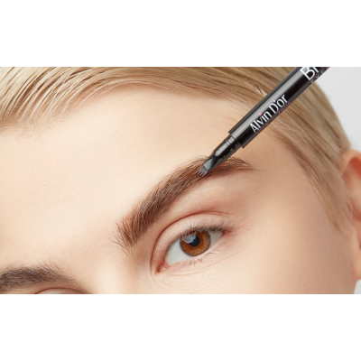 ALVIN D’OR Лайнер для бровей BROW TATTOO, 01 Светло-коричневый, Цвет: светло-коричневый, изображение 9