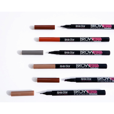 ALVIN D’OR Лайнер для бровей BROW TATTOO, 01 Светло-коричневый, Цвет: светло-коричневый, изображение 14