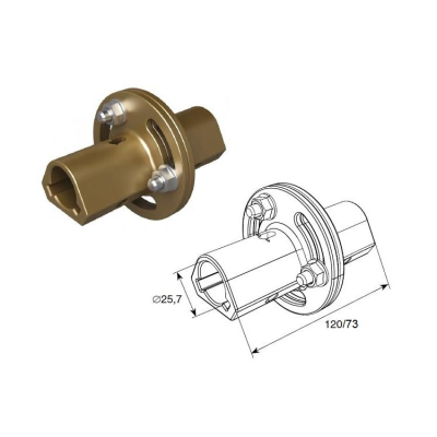DoorHan 25034-1K: Муфта соединительная регулируемая в сборе, изображение 2