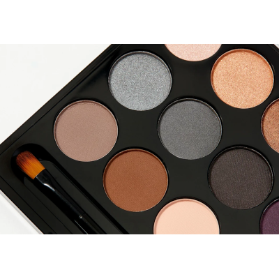 Тени для век Makeeyes палетка 12 оттенков, изображение 6