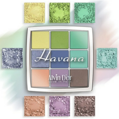 Alvin Dor AES-16 тени для век Havana 9 colors 1, изображение 5