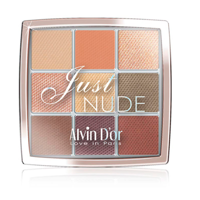 Alvin D'or, Тени для век Just Nude. Палетка теней 9 оттенков