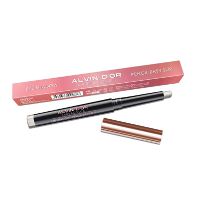 Тени-карандаш для век Pencil easy slip, тон 01 white pearl, Цвет: white pearl