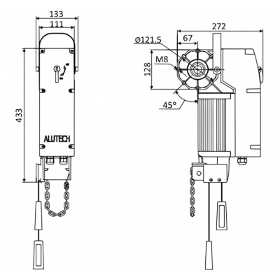 Привод для промышленных ворот ALUTECH TARGO TR-3531-230, изображение 5