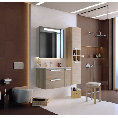 Зеркальный шкаф Roca Victoria Nord 80 ZRU9000033 белый, изображение 3