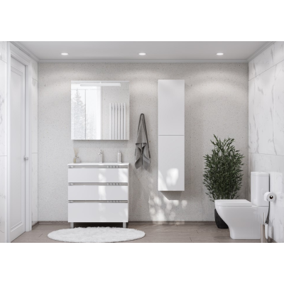 Зеркальный шкаф Roca Victoria Nord 80 ZRU9000033 белый, изображение 7