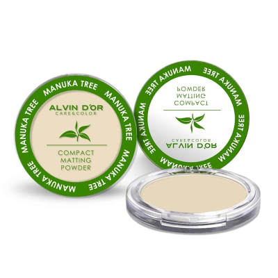 ALVIN D’OR Пудра компактная Manuka Tree, 02 Beige, Цвет: beige