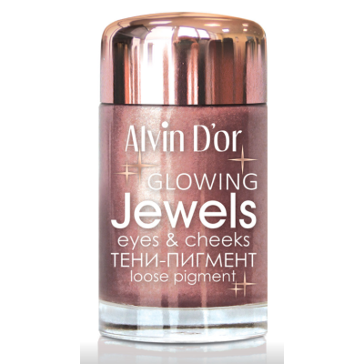 Alvin D’or Тени - Пигмент для век Jewels Aes-17, тон 05 марсала, Цвет: марсала