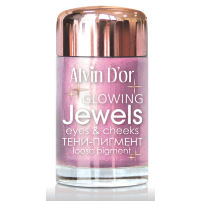 Alvin D’or Тени - Пигмент для век Jewels Aes-17, тон 06 сиренево-розовый, Цвет: сиренево-розовый