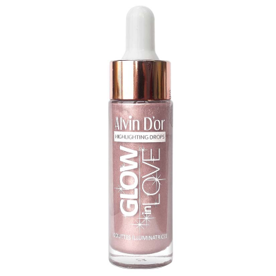 ALVIN D’OR Жидкий хайлайтер GLOW IN LOVE, 03 розовый, Цвет: розовый