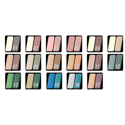 Alvin D’or Тени для век двойные Eye Studio AES-14, тон 01, Цвет: тон 01, изображение 4