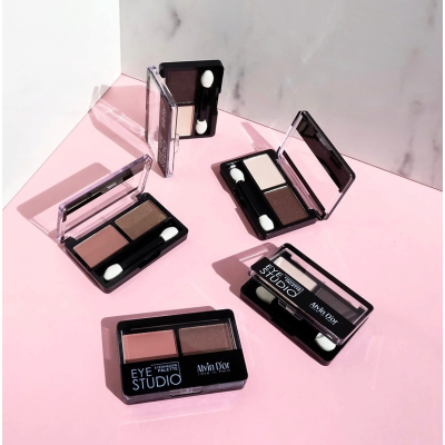 Alvin D’or Тени для век двойные Eye Studio AES-14, тон 01, Цвет: тон 01, изображение 5