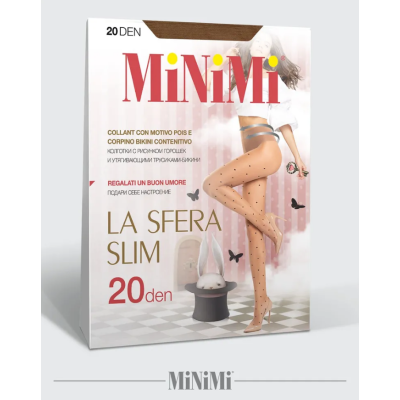 Колготки LA SFERA SLIM 20 den с рисунком, утягивающие, цвет daino min, размер 4, Цвет: daino min, Размер EU: 4/L, изображение 3