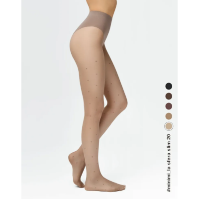 Колготки LA SFERA SLIM 20 den с рисунком, утягивающие, цвет daino min, размер 3, Цвет: daino min, Размер EU: 3/M, изображение 5