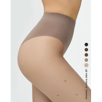 Колготки LA SFERA SLIM 20 den с рисунком, утягивающие, цвет daino min, размер 2, Цвет: daino min, Размер EU: 2/S, изображение 9