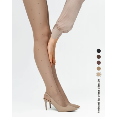 Колготки LA SFERA SLIM 20 den с рисунком, утягивающие, цвет daino min, размер 3, Цвет: daino min, Размер EU: 3/M, изображение 4