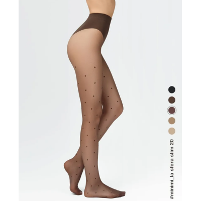 Колготки LA SFERA SLIM 20 den с рисунком, утягивающие, цвет mineral min, размер 3, Цвет: mineral min, Размер EU: 3/M, изображение 3