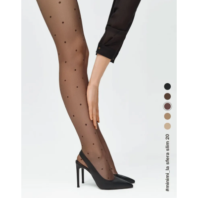 Колготки LA SFERA SLIM 20 den с рисунком, утягивающие, цвет mineral min, размер 4, Цвет: mineral min, Размер EU: 4/L, изображение 7