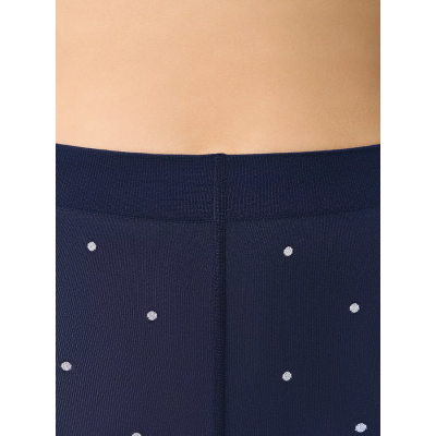 Колготки MICRO POIS 100 den с рисунком горошек, теплые, blu min, размер 4, Цвет: blu min, Размер EU: 4/L, Рост: 170-180, изображение 5