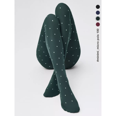 Колготки MICRO POIS 100 den с рисунком горошек, теплые, verde foresta, размер 2, Цвет: verde foresta, Размер EU: 2/S, Рост: 160-165, изображение 9 от магазина Брами Маркет Колготки MICRO POIS 100 den с рисунком горошек, теплые, verde foresta, размер 2, Цвет: verde foresta, Размер EU: 2/S, Рост: 160-165, изображение 9
