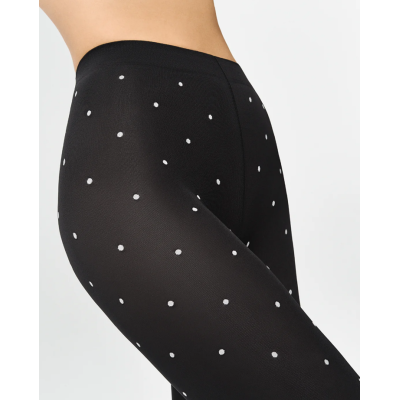 Колготки MICRO POIS 100 den с рисунком горошек, теплые, nero, размер 2, Цвет: nero, Размер EU: 2/S, Рост: 160-165, изображение 4