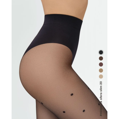 Колготки LA SFERA SLIM 20 den с рисунком, утягивающие, цвет nero, размер 2, Цвет: nero, Размер EU: 2/S, изображение 7